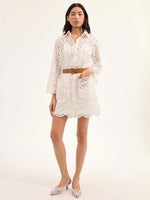Veronica Beard Sumatra Eyelet Dress