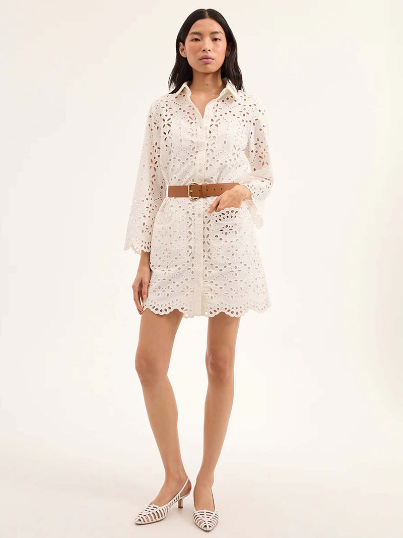 Veronica Beard Sumatra Eyelet Dress