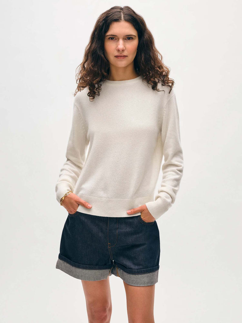 White + Warren Cashmere Crew Sweater