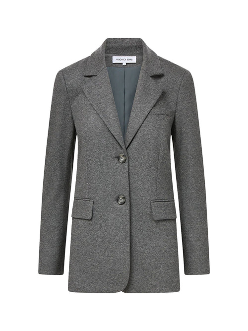 Veronica Beard Ryanne Wool Jersey Jacket