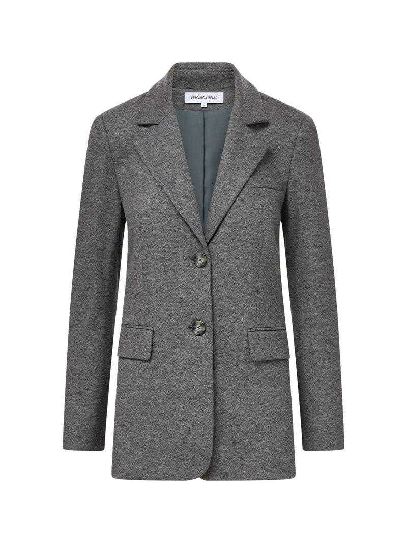 Veronica Beard Ryanne Wool Jersey Jacket