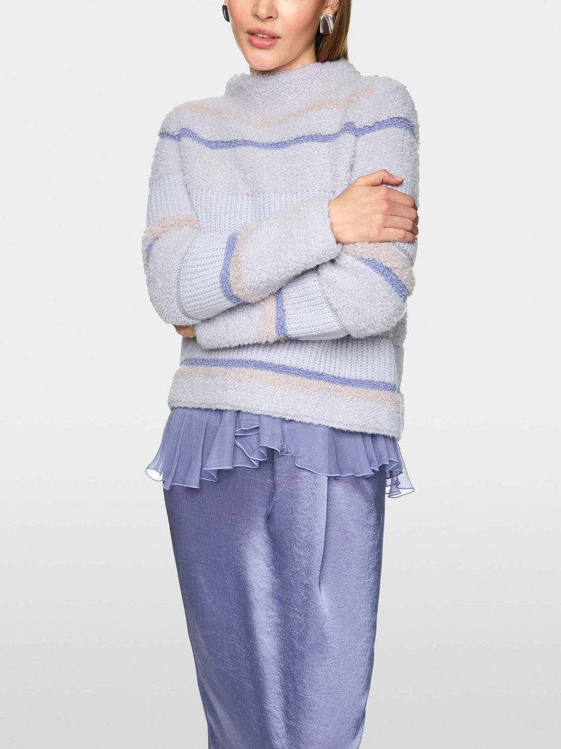Marc Cain Knitted Striped Sweater