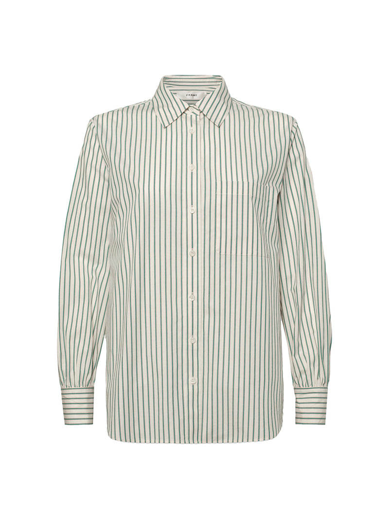 Frame The Borrowed Pocket Striped Shirt