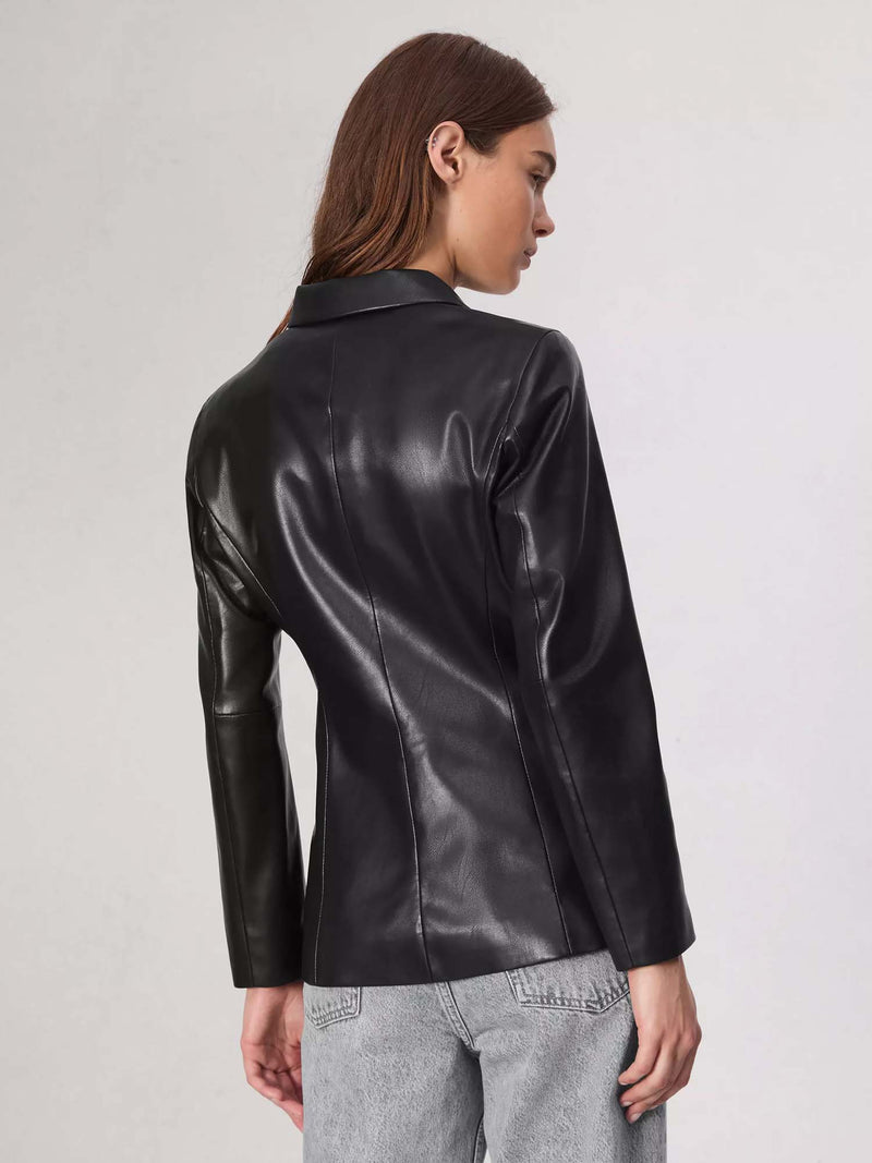 Rag &amp; Bone Drew Faux Leather Blazer