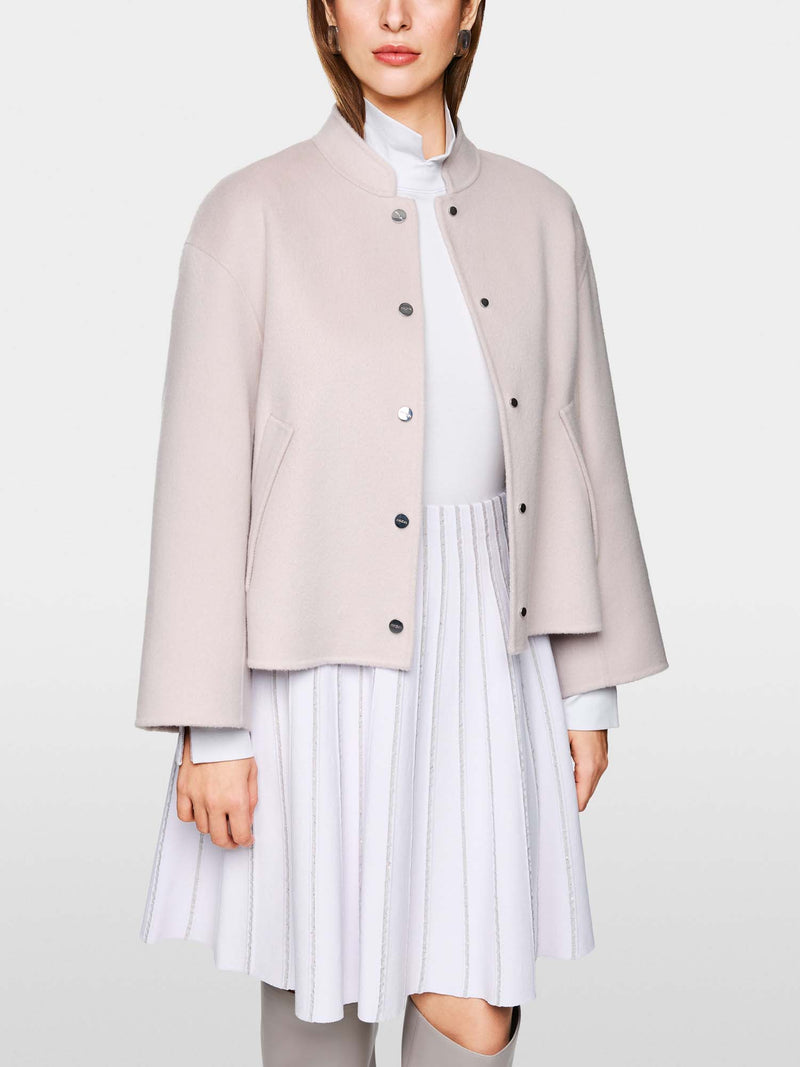 Marc Cain Oversized Jacket with Cuffed Sleeves