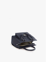 Cinzia Rocca Leather Structured Bag with Metal Closure