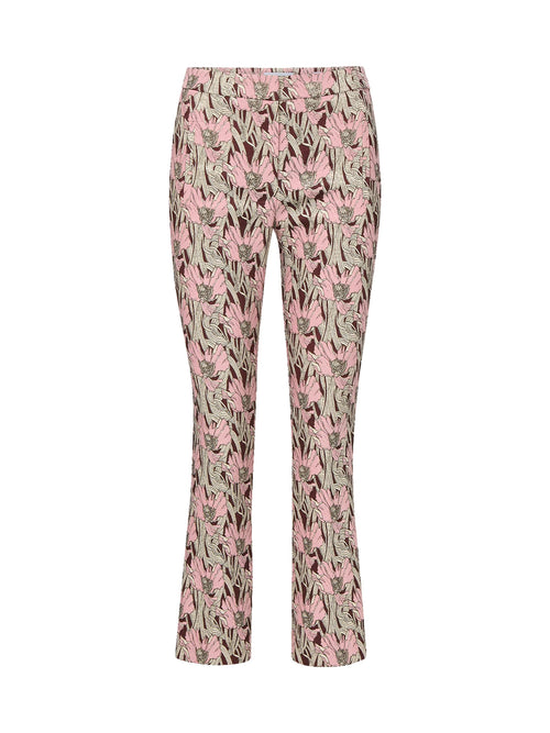 Veronica Beard Arte Kick Flare Floral Pant