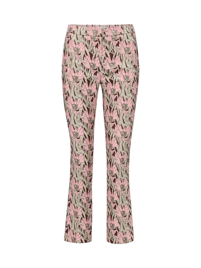 Veronica Beard Arte Kick Flare Floral Pant