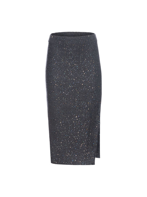Marella Stante Knitted Sequin Skirt