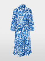 Marc Cain Belted Long Sleeved Dress