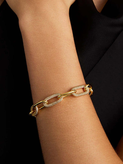 Dean Davidson Solene Pave Link Bracelet