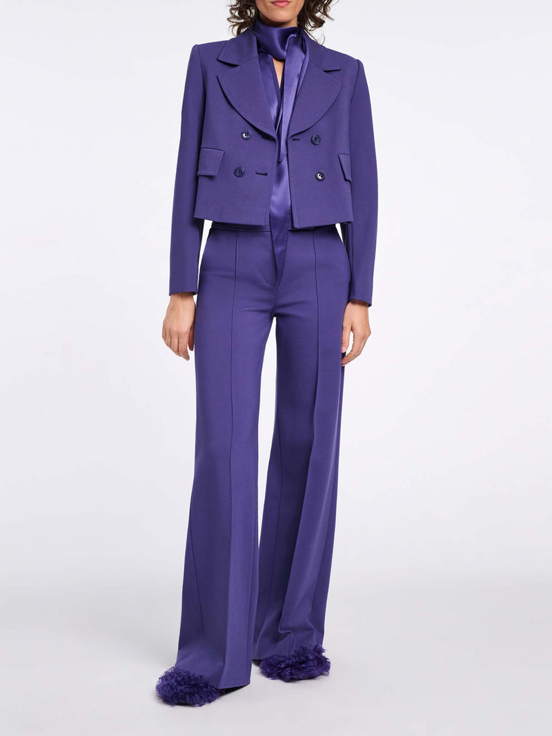 Dorothee Schumacher Emotional Essence Cropped Double Breasted Jacket
