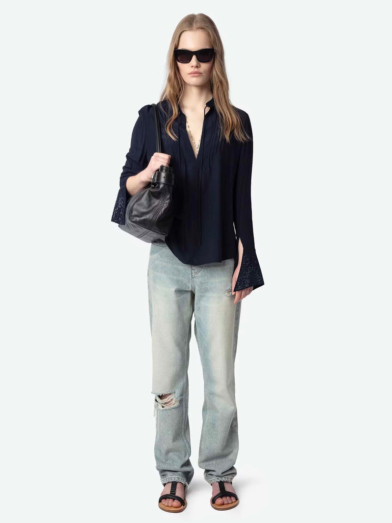 Zadig &amp; Voltaire Taika Soft Strass Shirt