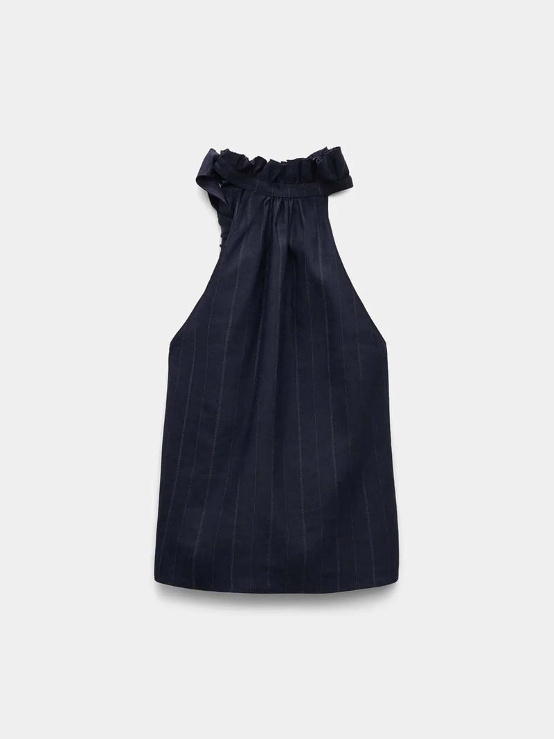 Dorothee Schumacher Modern Sophistication Pinstripe Top