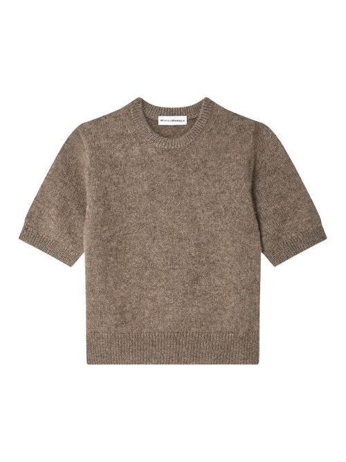 White + Warren Brushed Cashmere Top