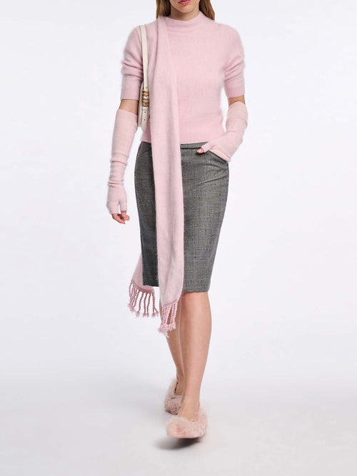 Dorothee Schumacher Fluffy Statement Elbow Sleeve Top