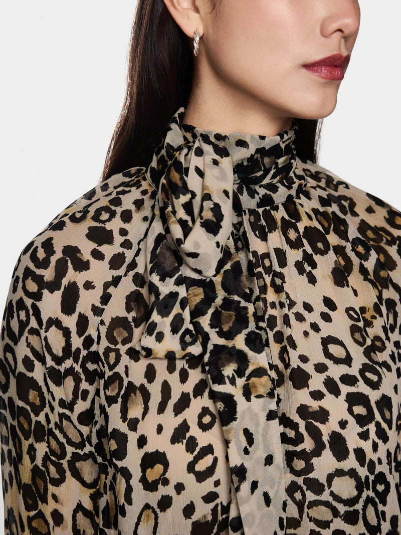 Marc Cain Leopard Print Blouse
