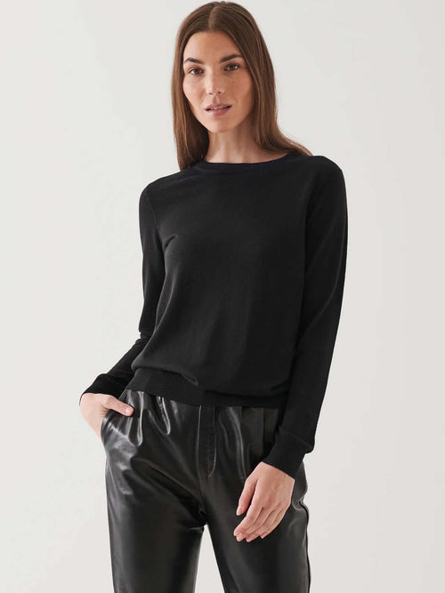 Patrick Assaraf Merino Classic Crewneck