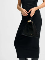 Veronica Beard Suede Swing Bag