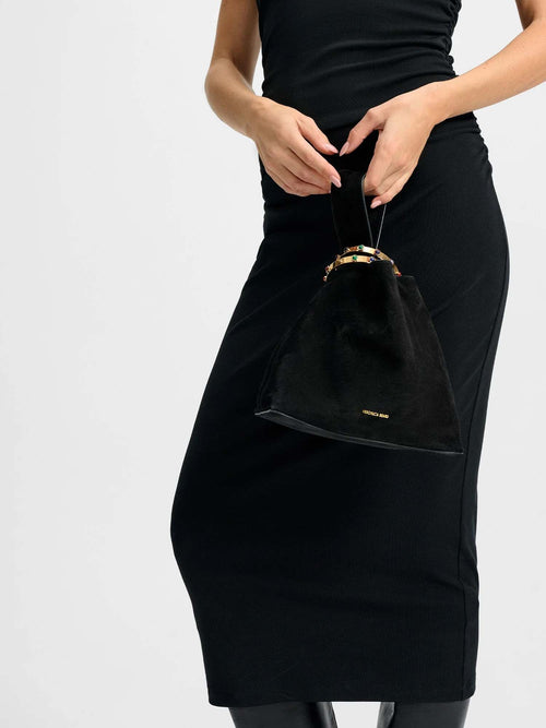 Veronica Beard Suede Swing Bag