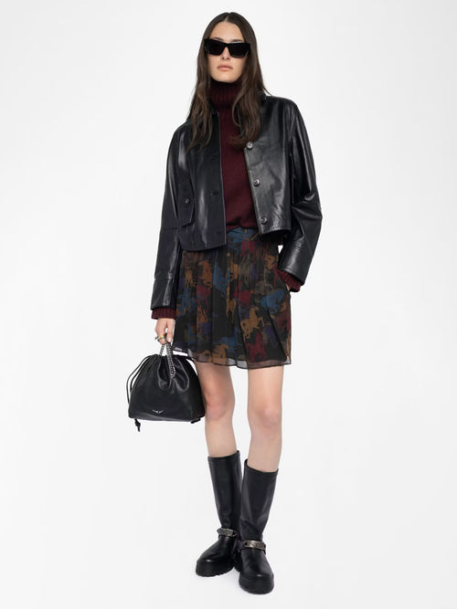 Zadig &amp; Voltaire Jadys Mousseline Horses Skirt