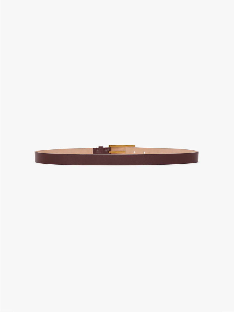 Victoria Beckham Regular Pin- Buckle Belt in Smooth Leather