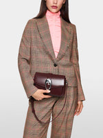 Marc Cain Classic Checked Blazer with Fringes