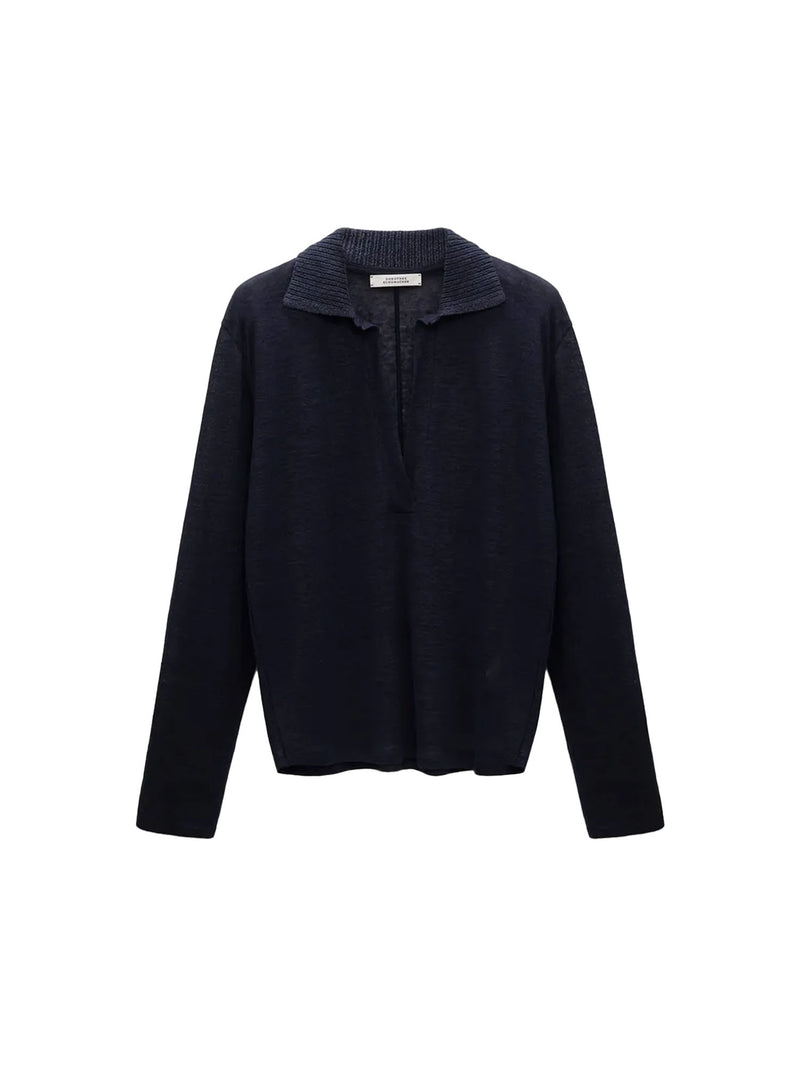 Dorothee Schumacher Natural Ease Collared Long Sleeve Shirt