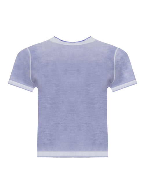 Patrick Assaraf Classic Reverse Spray Baby Tee