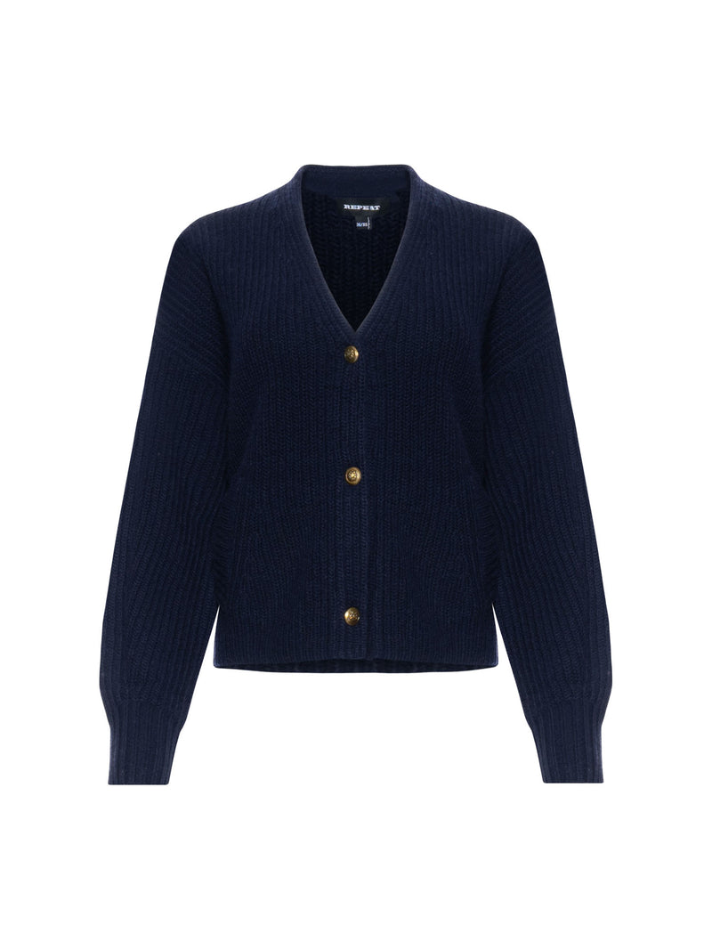 Repeat V-neck Cardigan