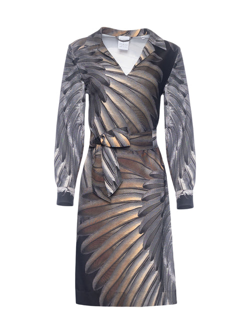 Sara Roka Jacquette Dress
