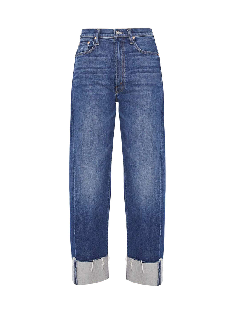 Mother The Half-Pipe Ankle Cuff Fray Jeans