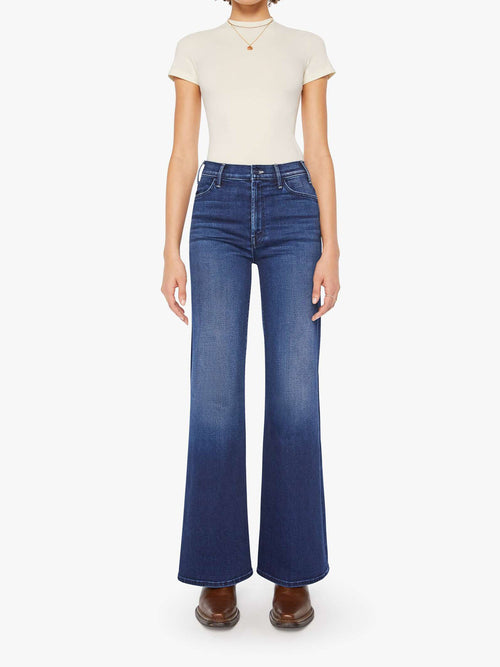 Mother The Hustler Roller Sneak Jeans