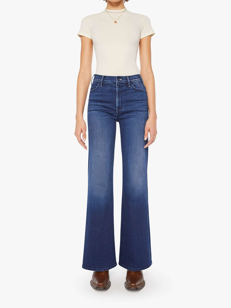 Mother The Hustler Roller Sneak Jeans