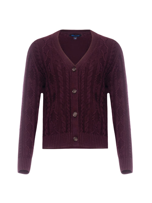 Patrick Assaraf Cable Knit Cardigan