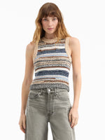 Veronica Beard Cropped Jerrel Knit Tank