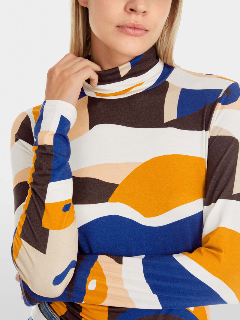 Marc Cain Patterned Turtleneck