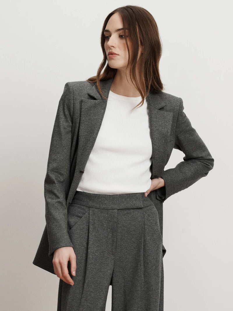 Veronica Beard Ryanne Wool Jersey Jacket