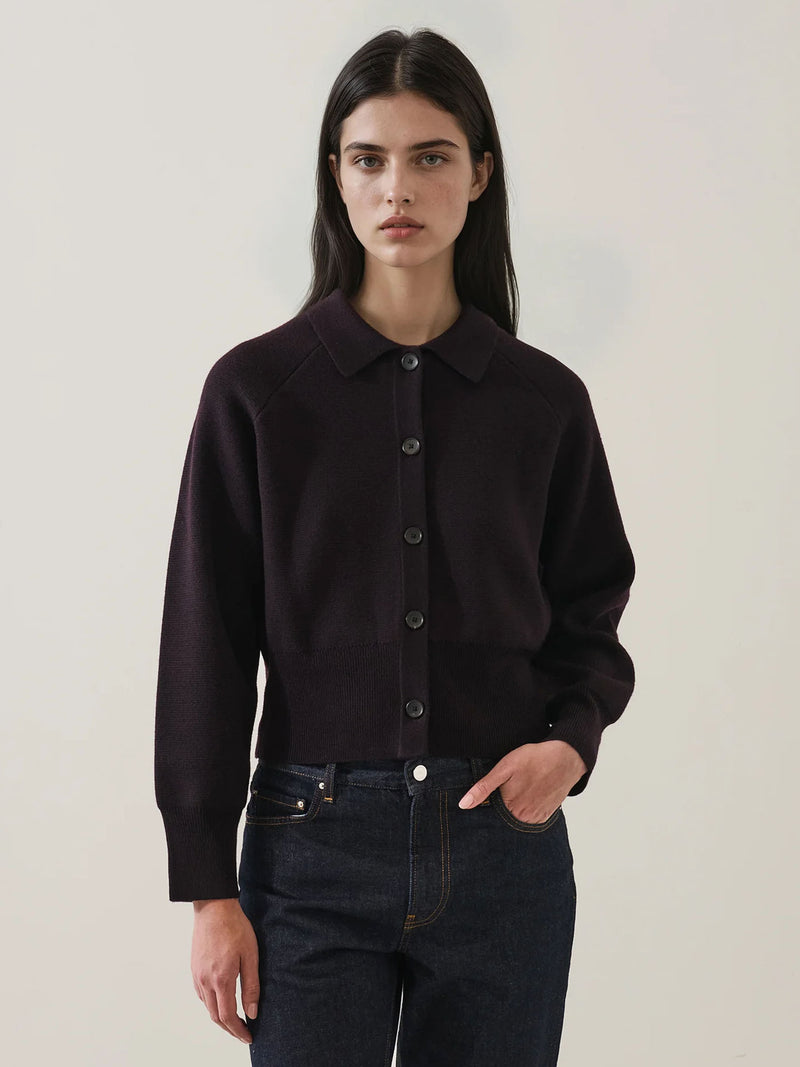 Patrick Assaraf Merino Milano Button Cardigan
