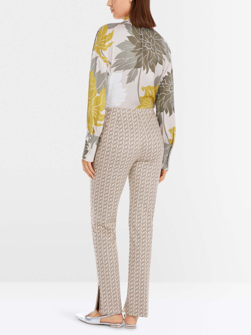 Marc Cain Fatsa Shimmering Jersey Jacquard Trousers