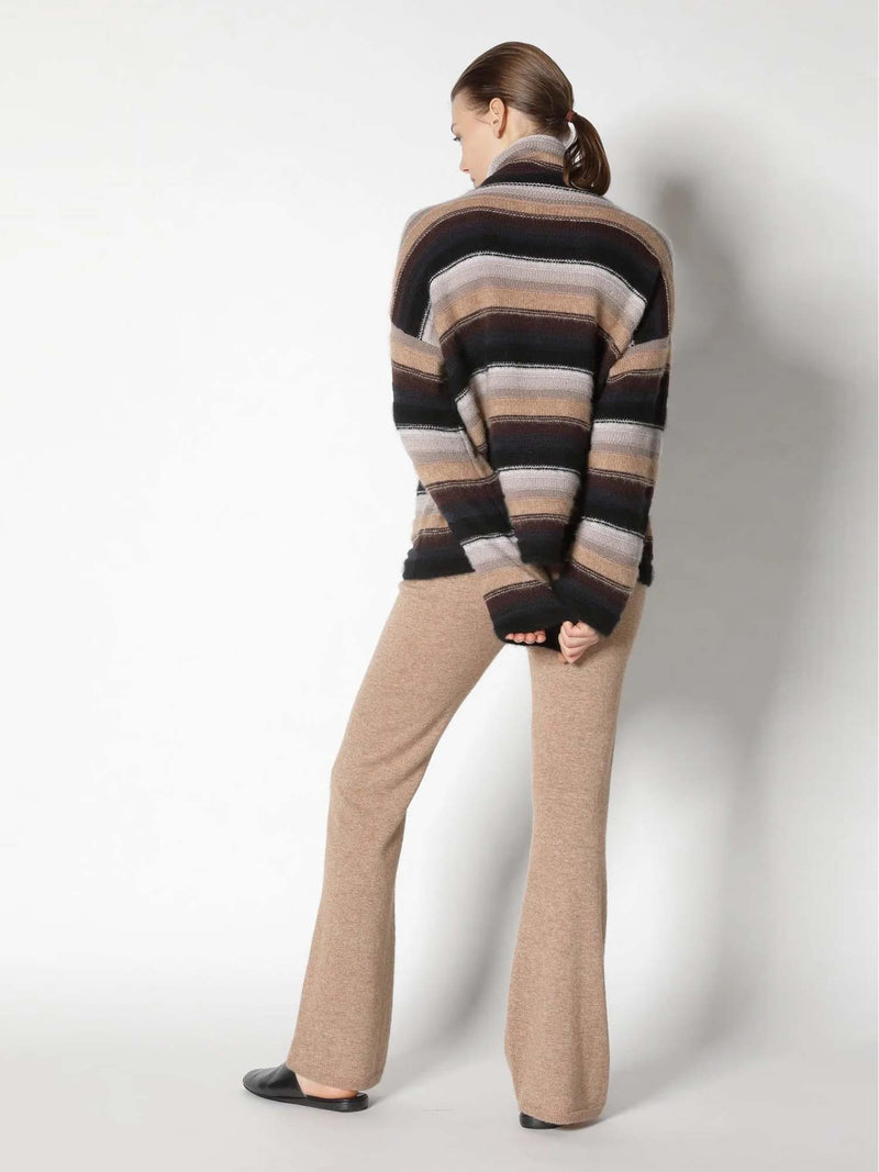 Sminfinity Pure &amp; Fluffy Striped Turtleneck