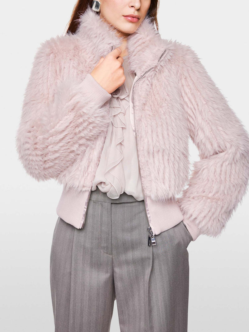 Marc Cain Short Faux Fur Jacket