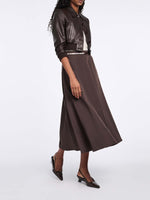Dorothee Schumacher Sleek Statement Leather Mini Jacket