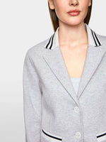 Marc Cain Sports Striped Collar Fitted Blazer