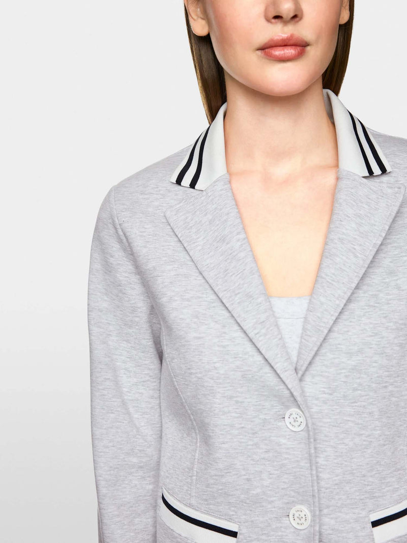 Marc Cain Sports Striped Collar Fitted Blazer