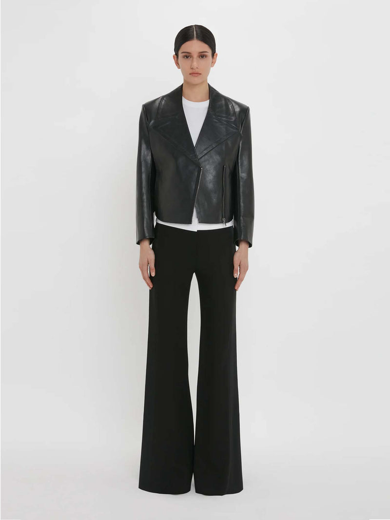 Victoria Beckham Tailored Leather Biker Jacket