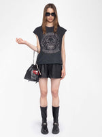Zadig &amp; Voltaire Cloe Skull Strass Tank Top