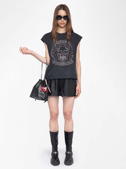 Zadig &amp; Voltaire Cloe Skull Strass Tank Top