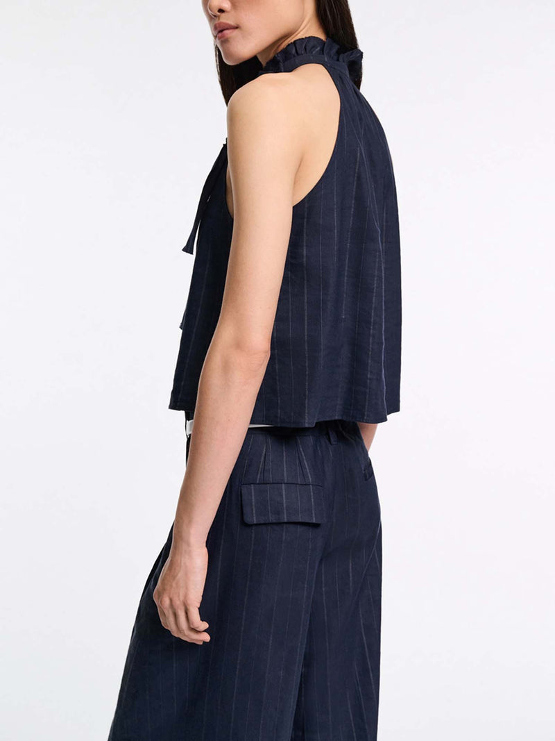 Dorothee Schumacher Modern Sophistication Pinstripe Top