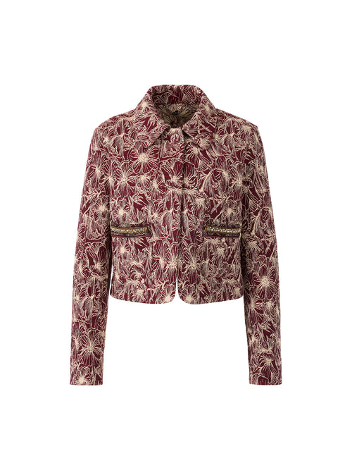 Marc Cain Embroidered Pattern Jacket